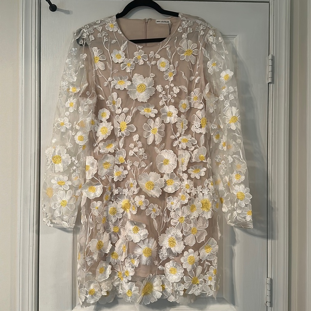 NWT Avec Les Filles Daisy dress 14